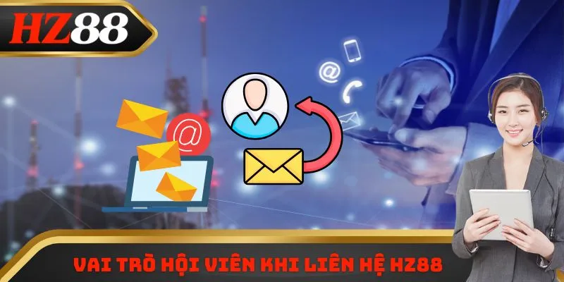 Vai trò hội viên khi liên hệ HZ88